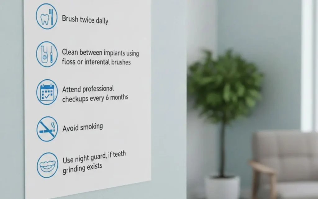 Caring for Dental Implants