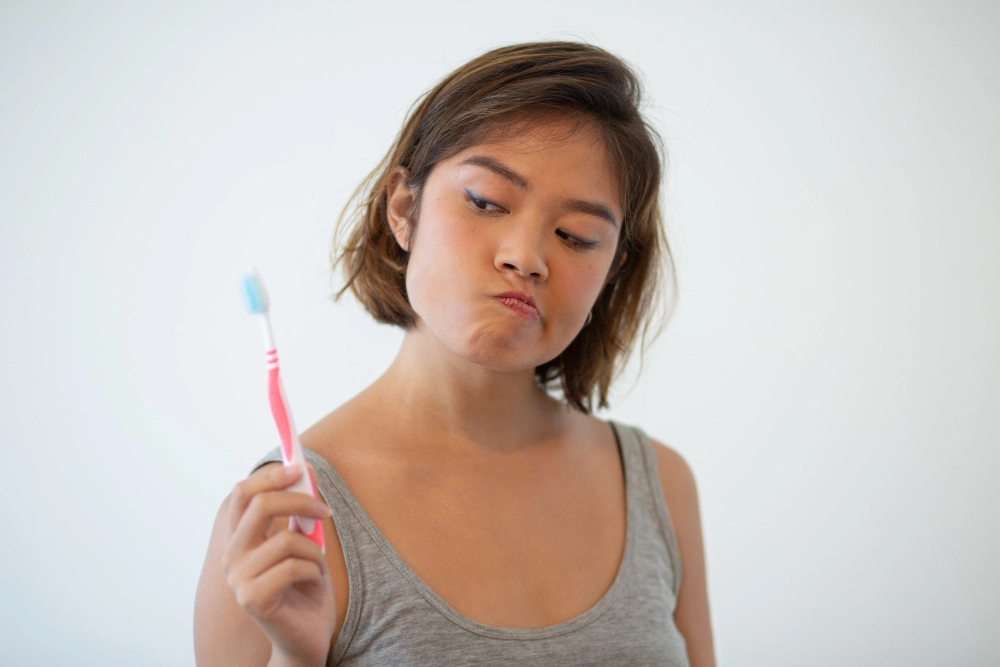 Using the Wrong Type of Toothbrush