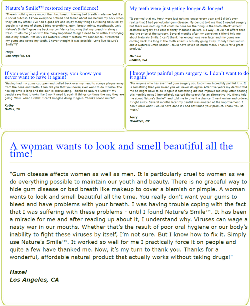 Nature's Smile Reviews